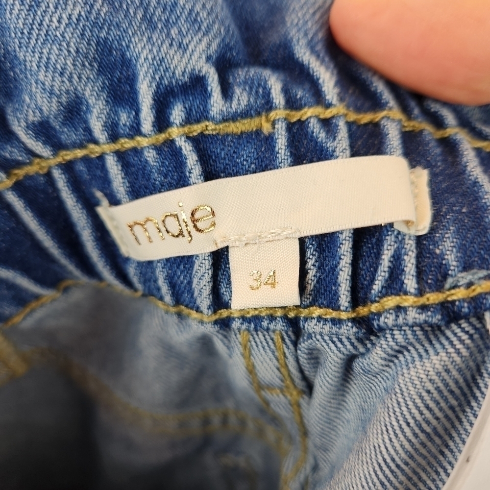 MAJE Promesso jeans size 2(34) in EUC - Picture 10 of 13